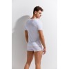 GAUVINE Ανδρικό Μπλουζάκι με Βαθύ V-Neck Gauvine Λευκό Ολόσωμα