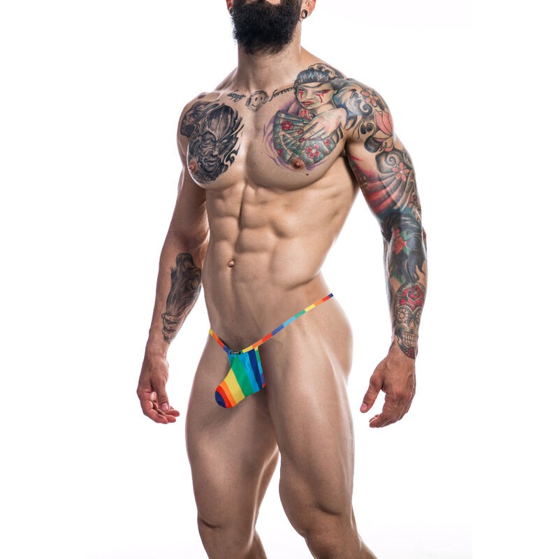 Cut4men Ανδρικό Στρινγκ Cut4men Loopstring Pouch Rainbow Strings