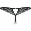 Obsessive Crotchless Thong Obsessive Liferia Black Strings