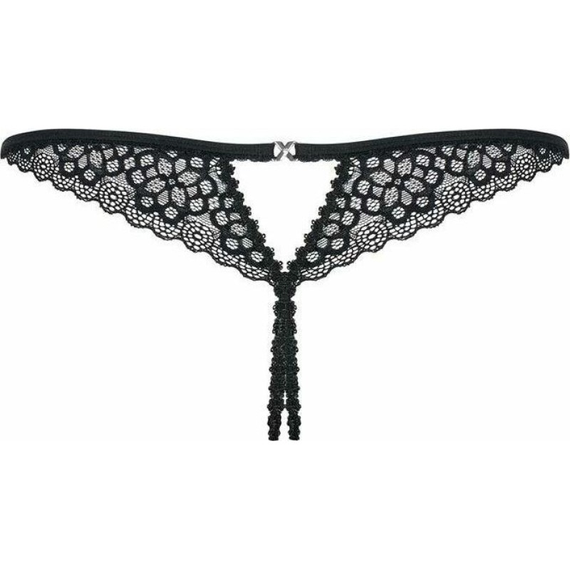 Obsessive Crotchless Thong Obsessive Liferia Black Strings
