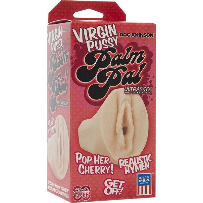 Doc Johnson Vagina Stroker Palm Pal Virgin Pussy Nude With vagina opening