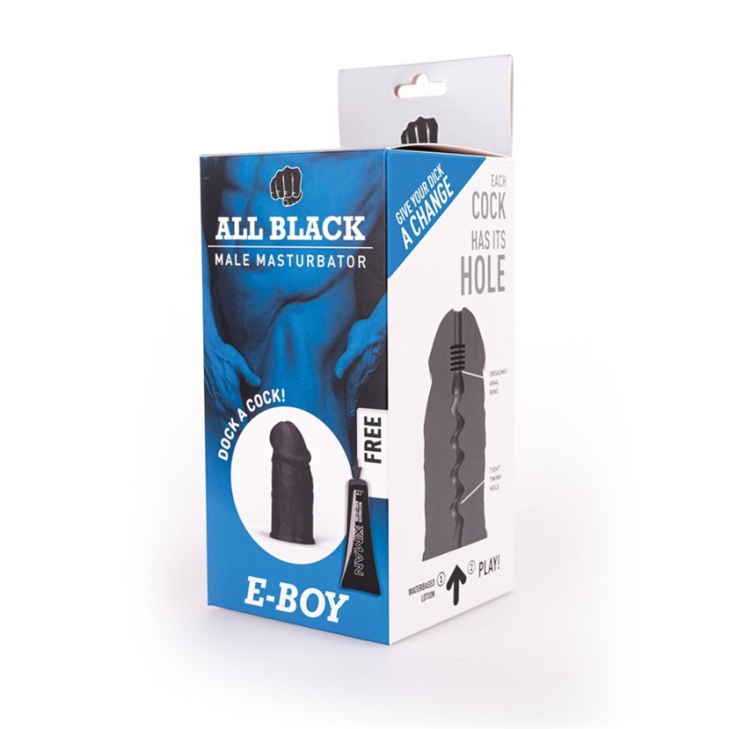 Αυνανιστήρι All Black E-Boy Μαύρο All Black Αυνανιστήρι All Black E-Boy Μαύρο Με ουδέτερο άνοιγμα