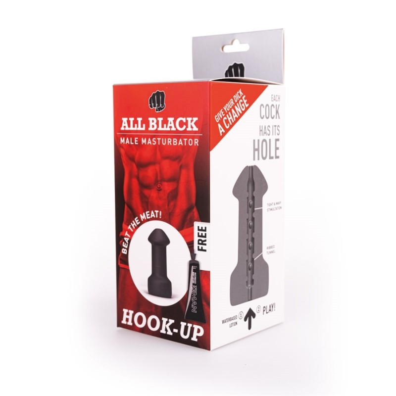 All Black Αυνανιστήρι All Black Hook-Up Μαύρο Με ουδέτερο άνοιγμα