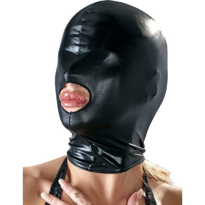 Head Mask Bad Kitty Mouth Wet Look Black Bad Kitty Head Mask Bad Kitty Mouth Wet Look Black Full face masks
