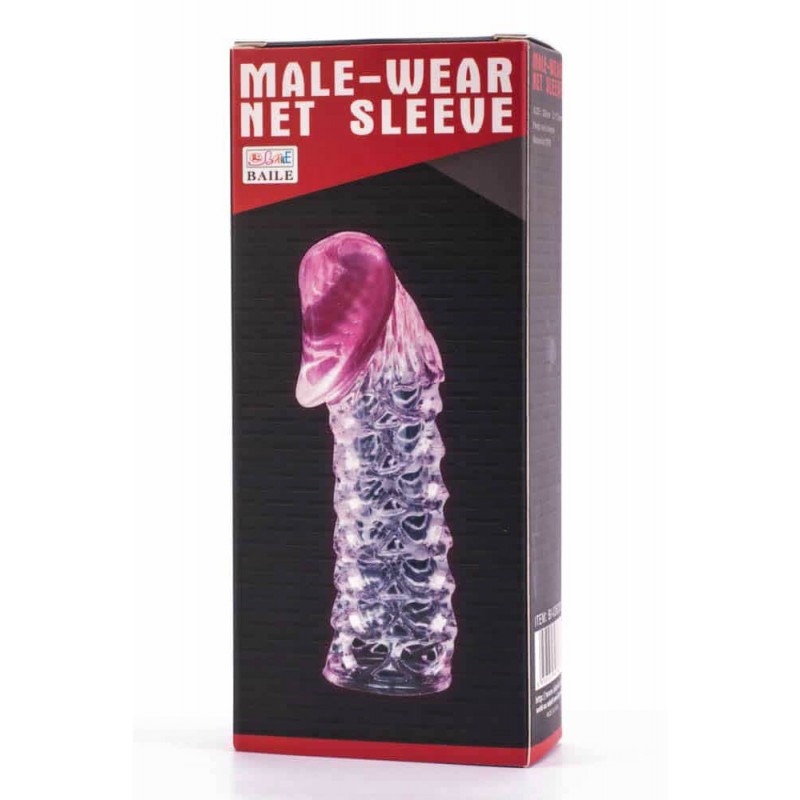 Baile Penis Sleeve Baile Male-Wear Pink Penis Extenders