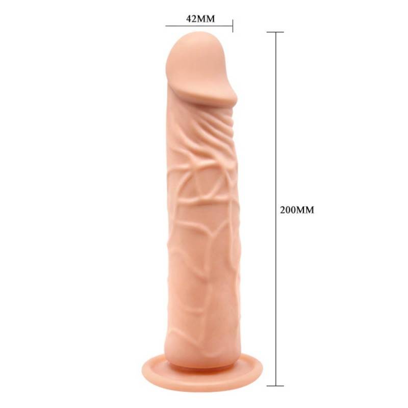 Baile Ρεαλιστικό Dildo Barbara Calvin 20cm Μπεζ Ρεαλιστικά
