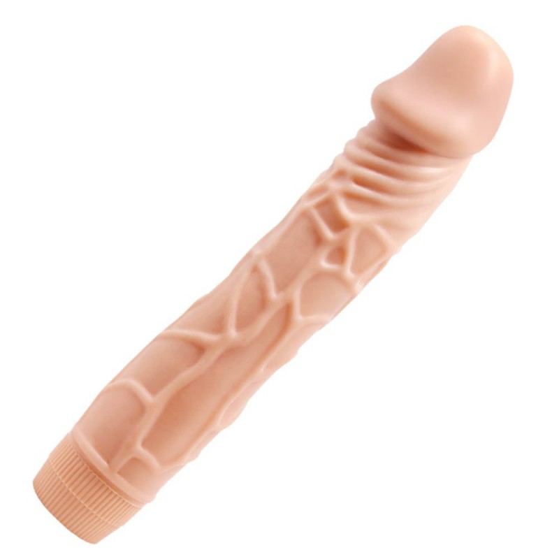 Baile Realistic Vibrator Barbara Bob Multi-Speed 22.5cm Nude Realistic