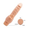 Baile Realistic Vibrator Barbara Clark Multi-Speed 19.5cm Nude Realistic