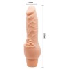Baile Realistic Vibrator Barbara Clark Multi-Speed 19.5cm Nude Realistic