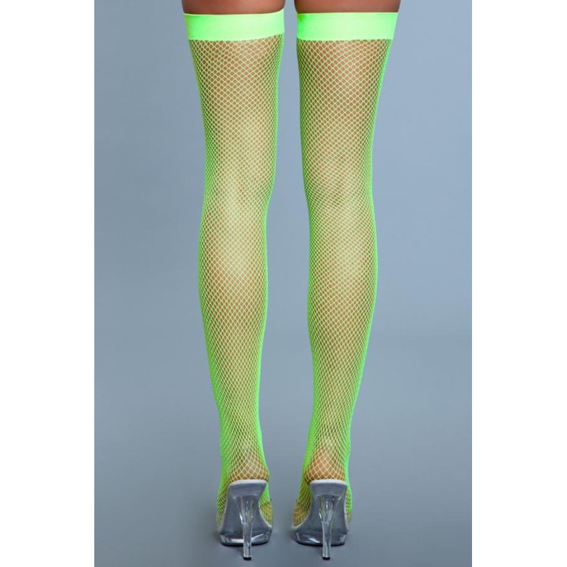 Fishnet Backseam Stockings Be Wicked Neon Green Be Wicked Fishnet Backseam Stockings Be Wicked Neon Green Stockings