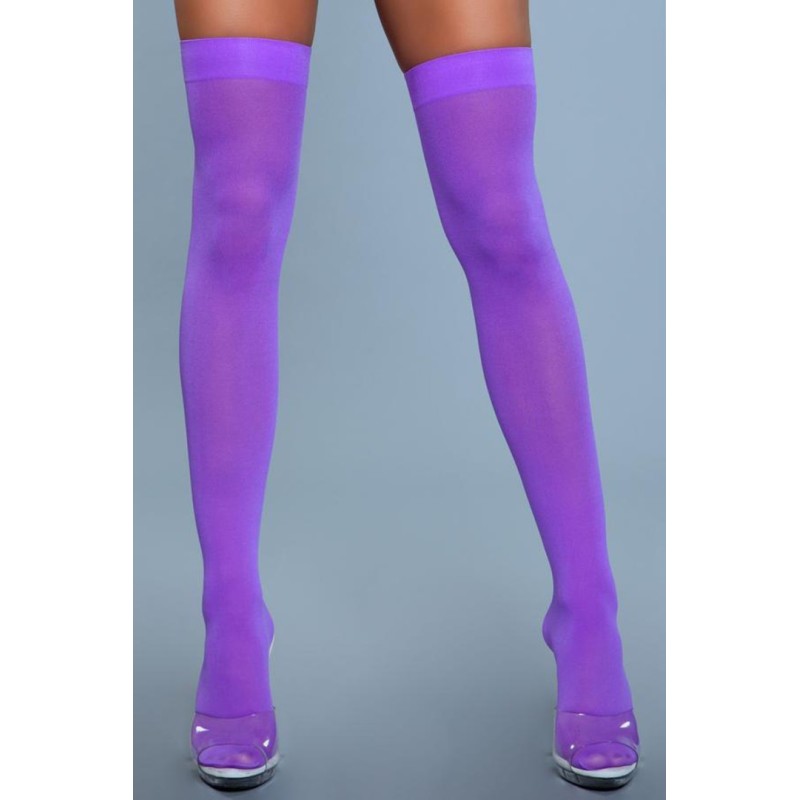 Κάλτσες Be Wicked Thigh High Μοβ Be Wicked Κάλτσες Be Wicked Thigh High Μοβ Κάλτσες