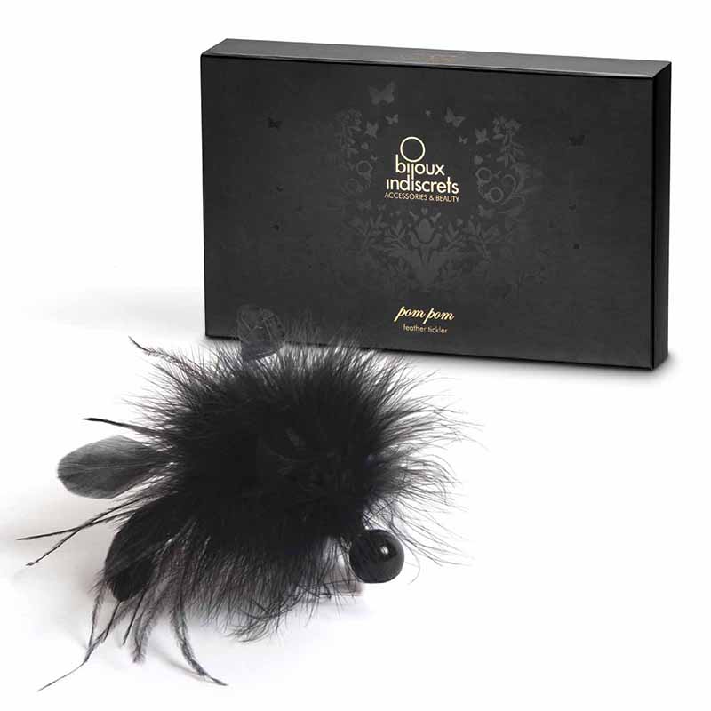 Bijoux Indiscrets Μικρό Φτερό Bijoux Indiscrets Pom Pom Μαύρο Φτερά & Ticklers