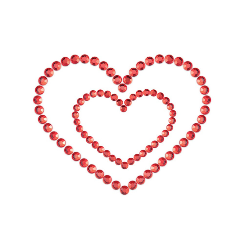 Αυτοκόλλητα Θηλών Bijoux Indiscrets Mimi Heart Κόκκινα Bijoux Indiscrets Αυτοκόλλητα Θηλών Bijoux Indiscrets Mimi Heart Κόκκινα Διακοσμητικά Θηλών