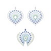 Bijoux Indiscrets Skin Jewelry Bijoux Indiscrets Flamboyant Green/Blue Nipple Covers