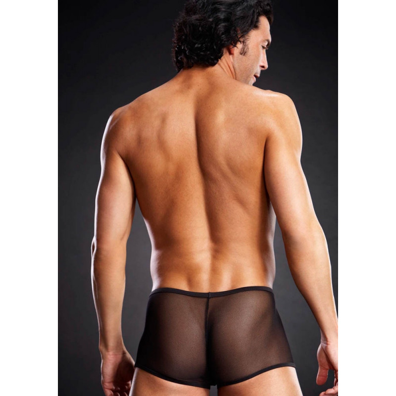 Mens Micro Mesh Boxer Blue Line Black Blue Line Mens Micro Mesh Boxer Blue Line Black Slips & Boxers