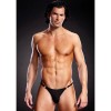 Blue Line Micro Jockstrap With Metal Rings Blue Line Black Jockstraps