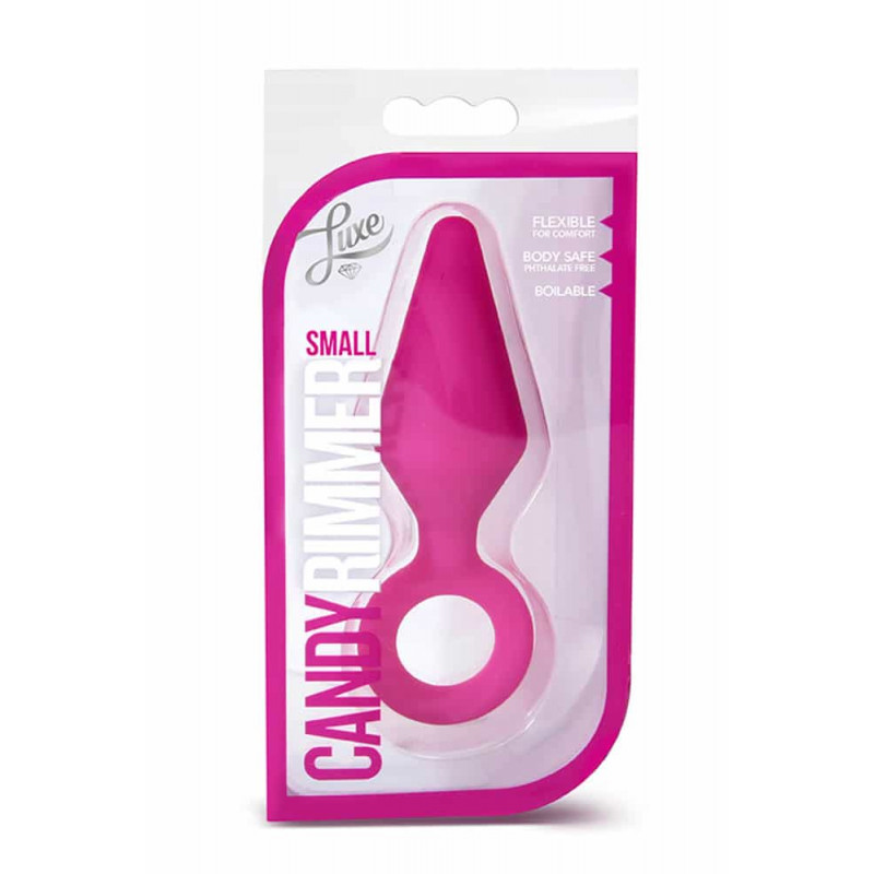 Blush Butt Plug Luxe Candy Rimmer Fuchsia Non-Vibrating butt plugs