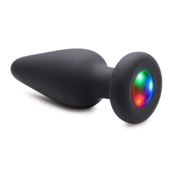 Butt Plug With LED Light Booty Sparks Light-Up Medium Black Butt Plug With LED Light Booty Sparks Light-Up Medium Black