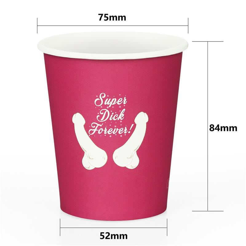 Lovetoy Paper Cups Lovetoy Pack of 6 Party Gags