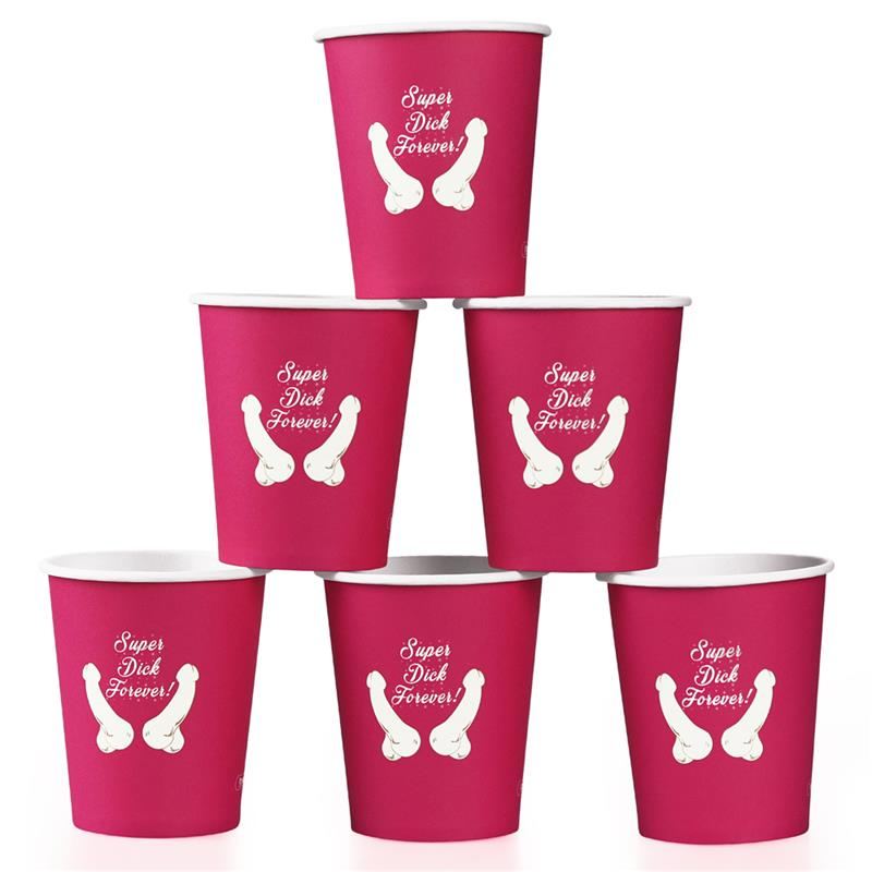 Lovetoy Paper Cups Lovetoy Pack of 6 Party Gags