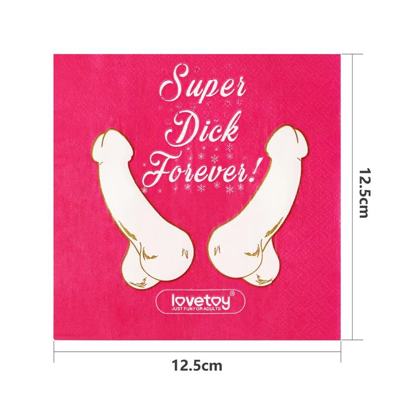 Lovetoy Χαρτοπετσέτες Lovetoy Party Paper Napkins 10τμχ Party Gags