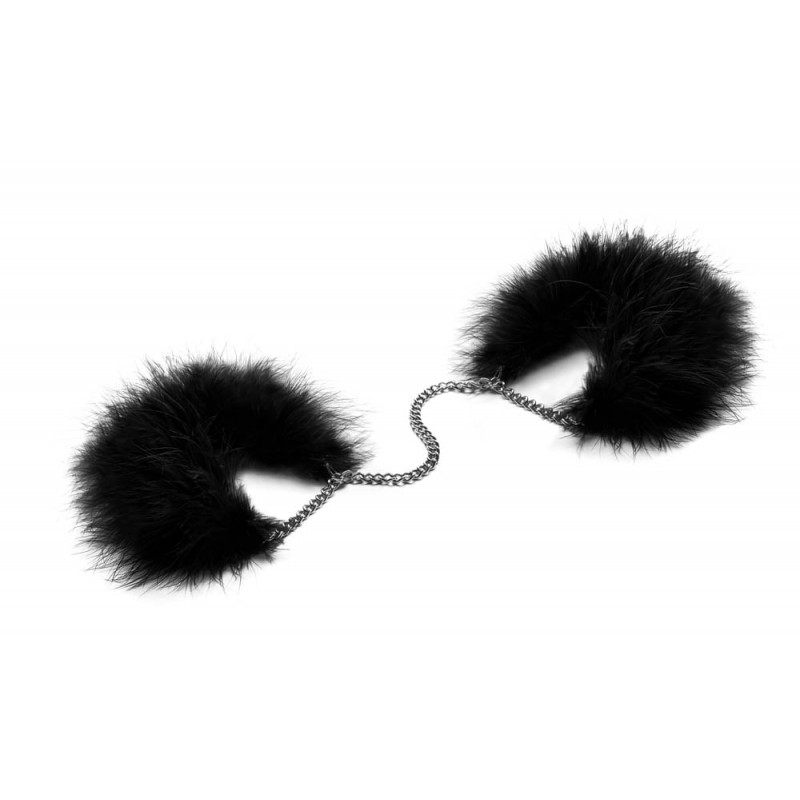 Bijoux Indiscrets Za Za Zu Feather Handcuffs Bijoux Indiscrets Black Fabric handcuffs