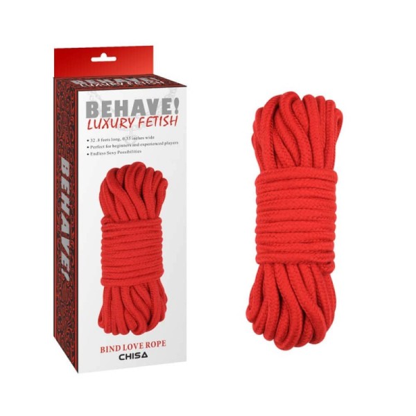 Bind Love Rope Chisa 10m Red Bind Love Rope Chisa 10m Red