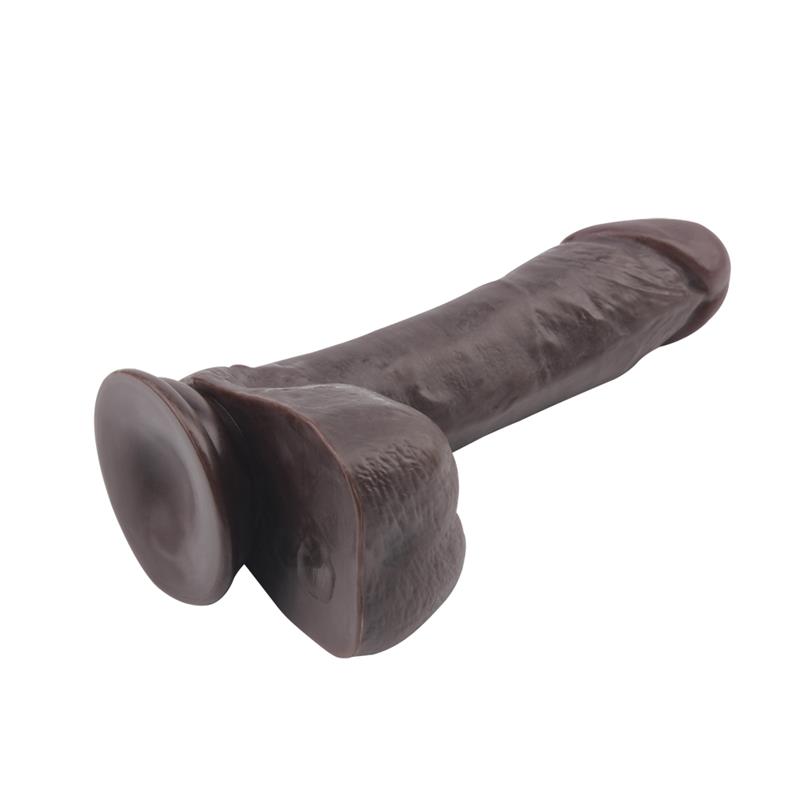 Chisa Realistic Dildo Dual Density Fashion Dude 20cm Brown Realistic