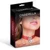 Cinderella Κολάρο Cinderella με Κλειδαριά Καρδιά Κόκκινο Κολάρα