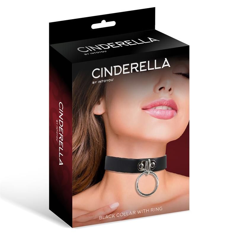 Κολάρο Cinderella με Κρίκο Μαύρο Cinderella Κολάρο Cinderella με Κρίκο Μαύρο Κολάρα