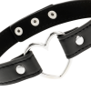 Coquette Κολάρο με Καρδιά Coquette Choker Μαύρο Κολάρα