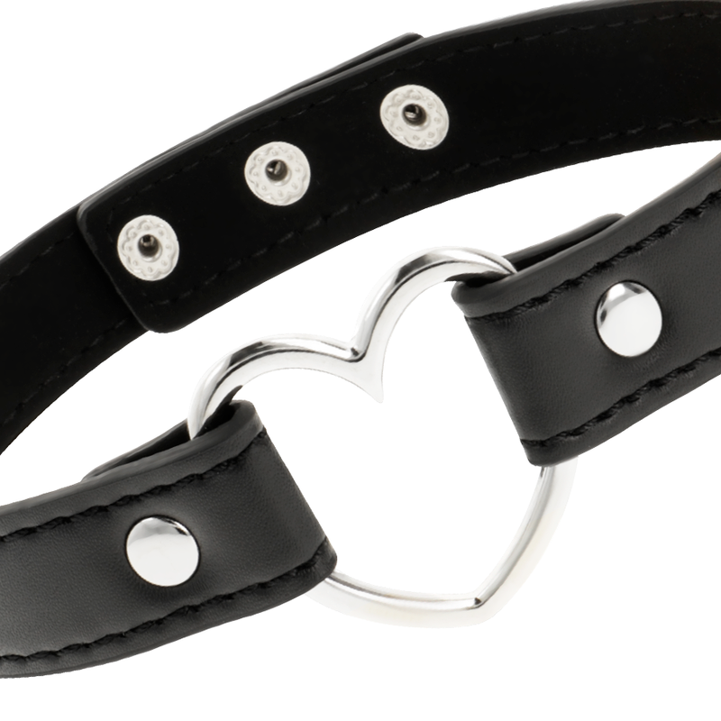 Coquette Κολάρο με Καρδιά Coquette Choker Μαύρο Κολάρα