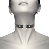 Coquette Κολάρο με Καρδιά Coquette Choker Μαύρο Κολάρα