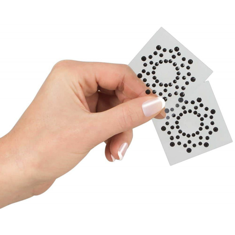 Cottelli Collection Nipple Stickers Cottelli Collection Black Nipple Covers