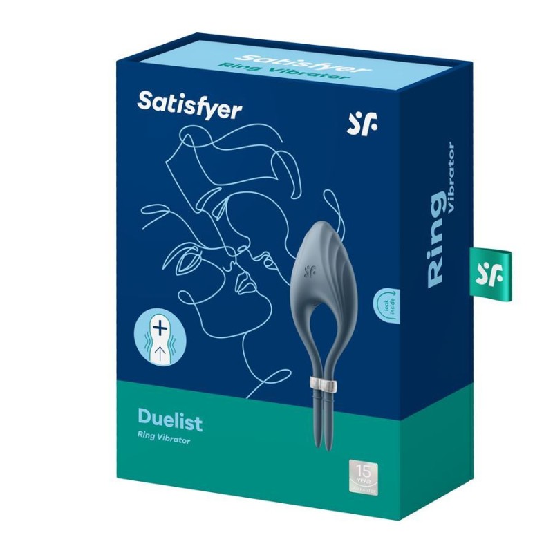 Δαχτυλίδι Πέους Satisfyer Duelist Γκρι Satisfyer Δαχτυλίδι Πέους Satisfyer Duelist Γκρι Δαχτυλίδια Πέους