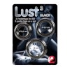 You2Toys Cock Ring Set You2Toys Lust 3 pcs Black Cock Rings