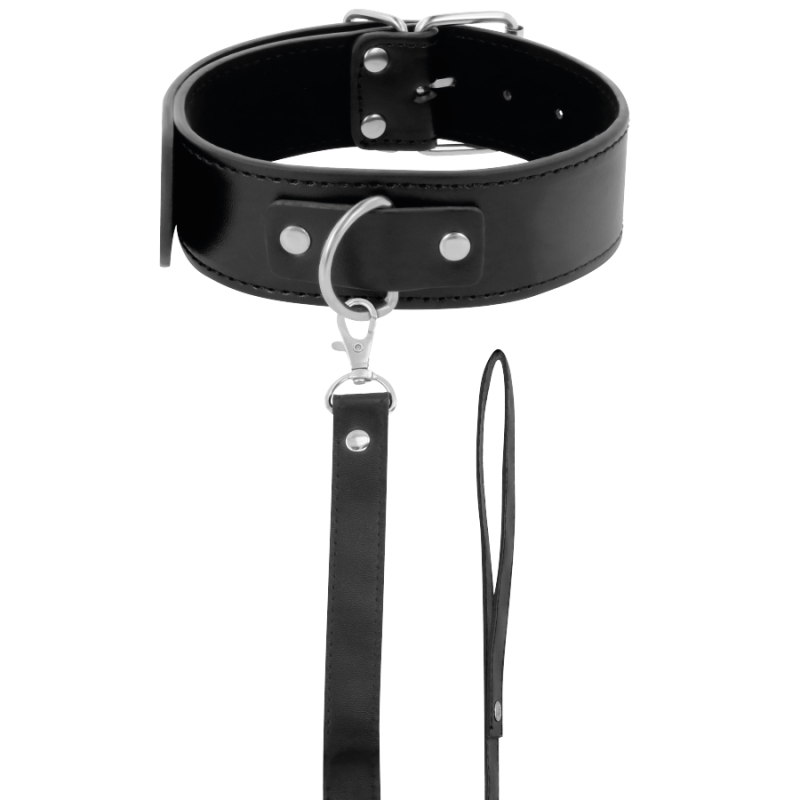 Darkness Κολάρο με Λουρί Darkness Padded Locking Posture Μαύρο Κολάρα