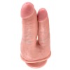 Double Dildo King Cock Double Penetrator 21cm Nude King Cock Double Dildo King Cock Double Penetrator 21cm Nude Double