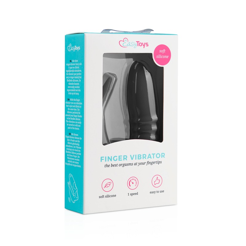 Easytoys – The Mini Vibe Collection Δονητής Δάχτυλου Easytoys Μαύρος Solo Play