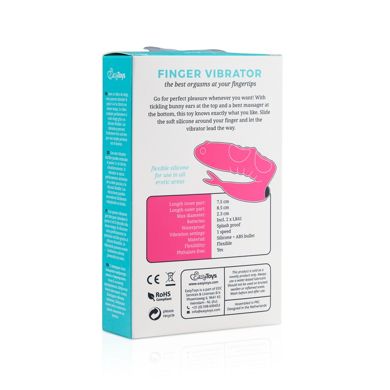 Δονητής Δάχτυλου Easytoys Ροζ Easytoys – The Mini Vibe Collection Δονητής Δάχτυλου Easytoys Ροζ Κλειτοριδικά