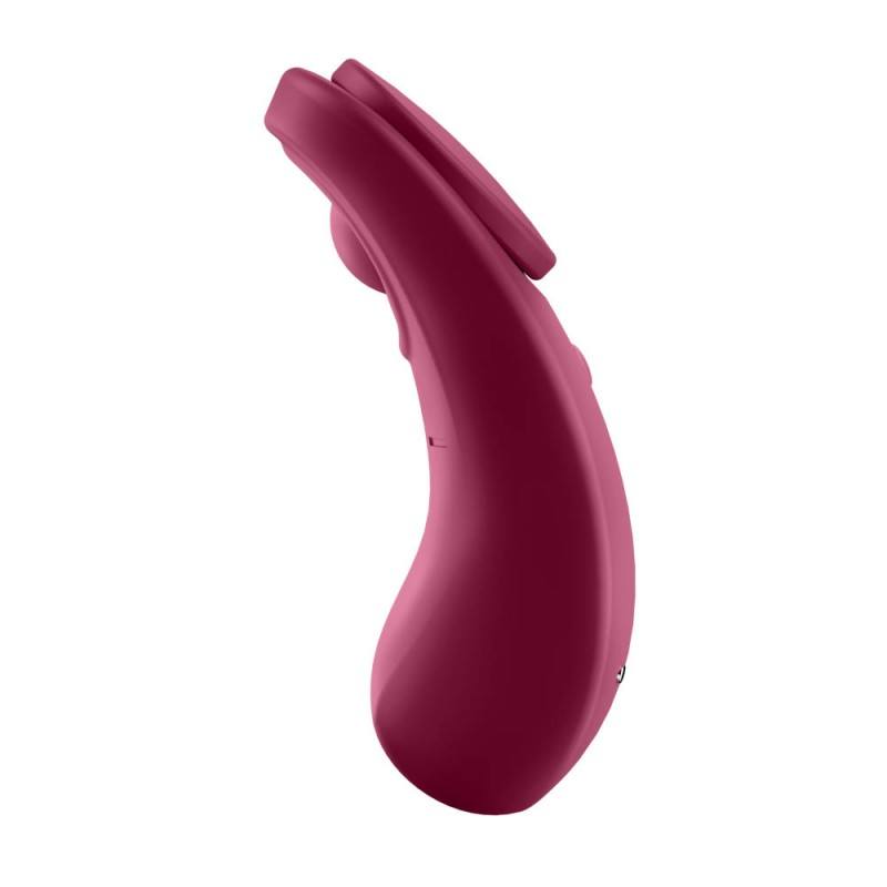 Satisfyer Underwear Vibrator Satisfyer Sexy Secret Wine Red Panty Vibrators
