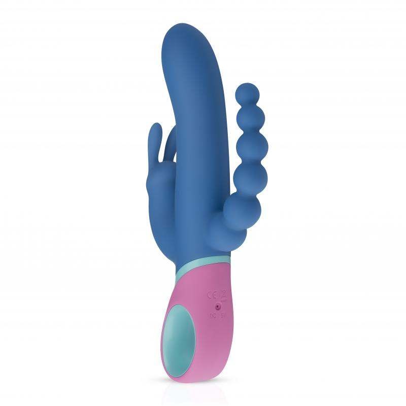 Rabbit Triple Vibrator PMV20 Vice Blue PMV20 Rabbit Triple Vibrator PMV20 Vice Blue Rabbit