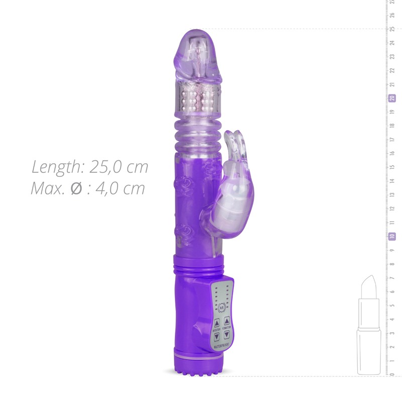 Rabbit Thrusting Vibrator Easytoys Purple Easytoys – Vibe Collection Rabbit Thrusting Vibrator Easytoys Purple Rabbit