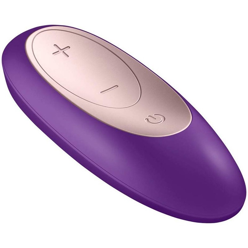 Satisfyer Couples Vibrator Satisfyer Partner Plus Remote Purple For Couples