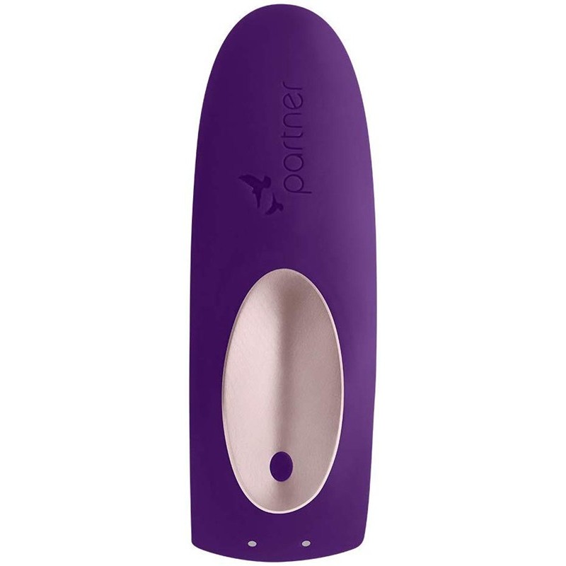 Satisfyer Couples Vibrator Satisfyer Partner Plus Remote Purple For Couples