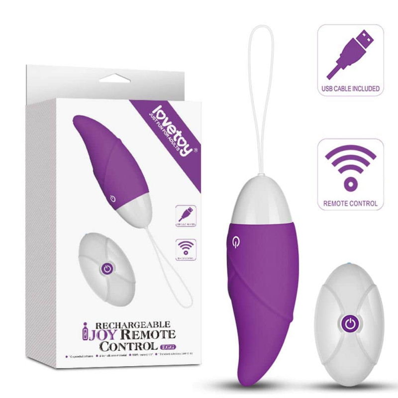 Wireless Remote Control Egg IJOY Purple Lovetoy Wireless Remote Control Egg IJOY Purple Vibrating Eggs