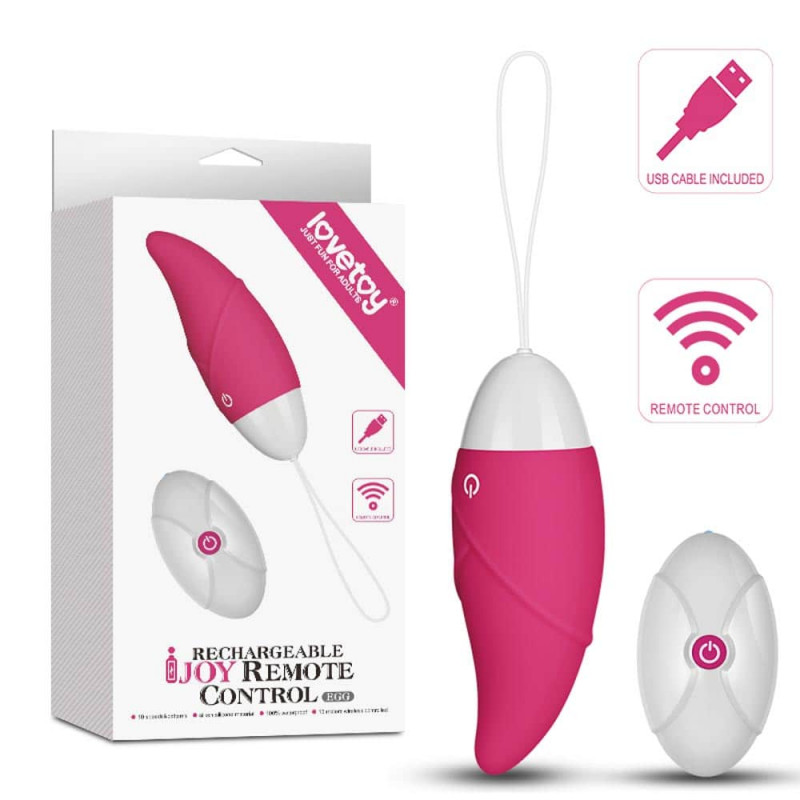 Lovetoy Δονούμενο Αυγό Wireless IJOY Ροζ Δονούμενα Αυγά