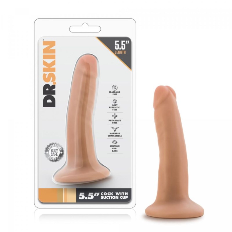 Ρεαλιστικό Dildo Dr.Skin Mini Cock Με Βεντούζα 14cm Μπεζ Dr. Skin Ρεαλιστικό Dildo Dr.Skin Mini Cock Με Βεντούζα 14cm Μπεζ Ρεαλιστικά