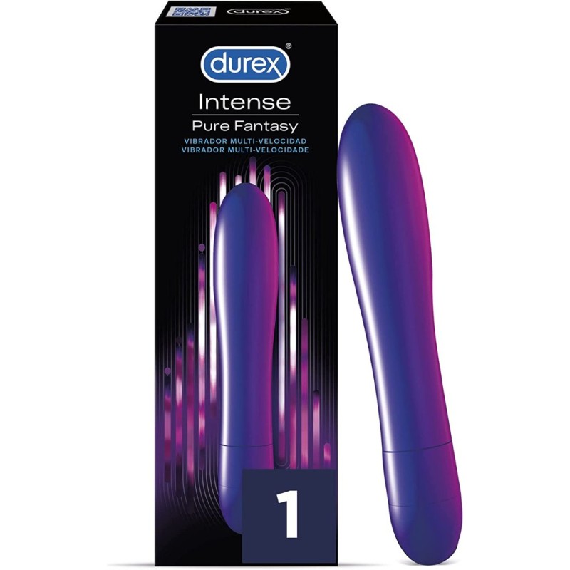 Durex Κλασικός Δονητής Durex Intense Pure Fantasy 17cm Μοβ Κλασικοί