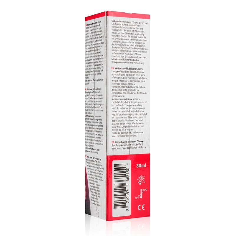 Water Based Lubricant EasyGlide Cherry 30ml EasyGlide Water Based Lubricant EasyGlide Cherry 30ml Water Based